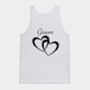 Groom Twin Heart Collection Tank Top